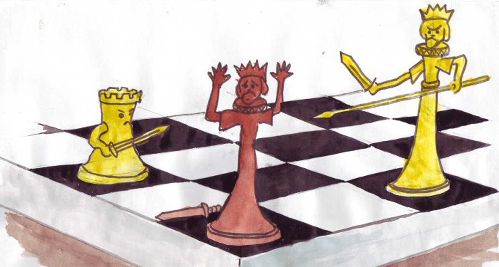 Рисунок на тему шахматы
