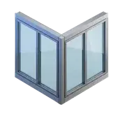 Угловая терраса (2 стены)