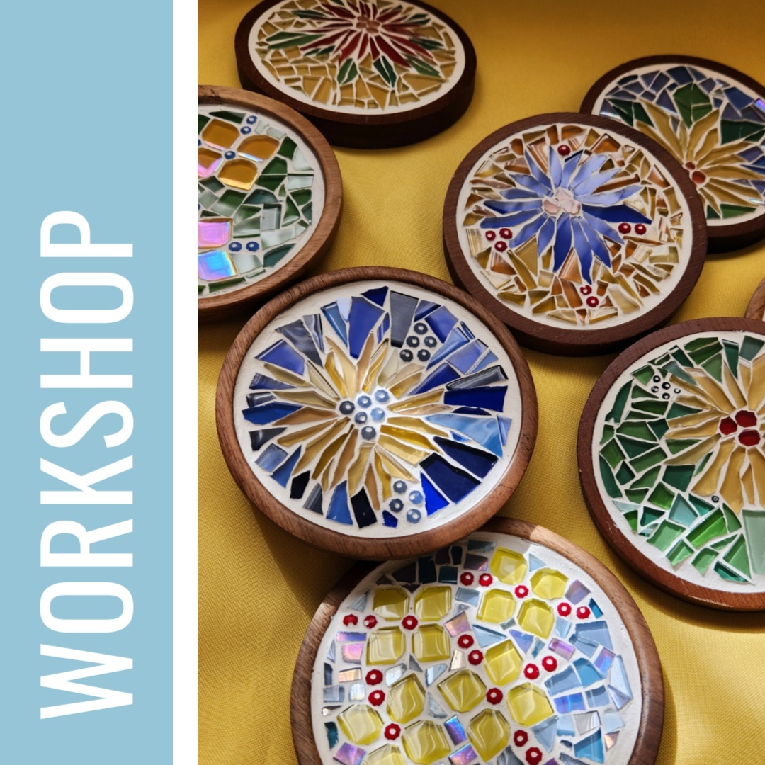 Noname Studio Mosaic Workshop Dessert Tray