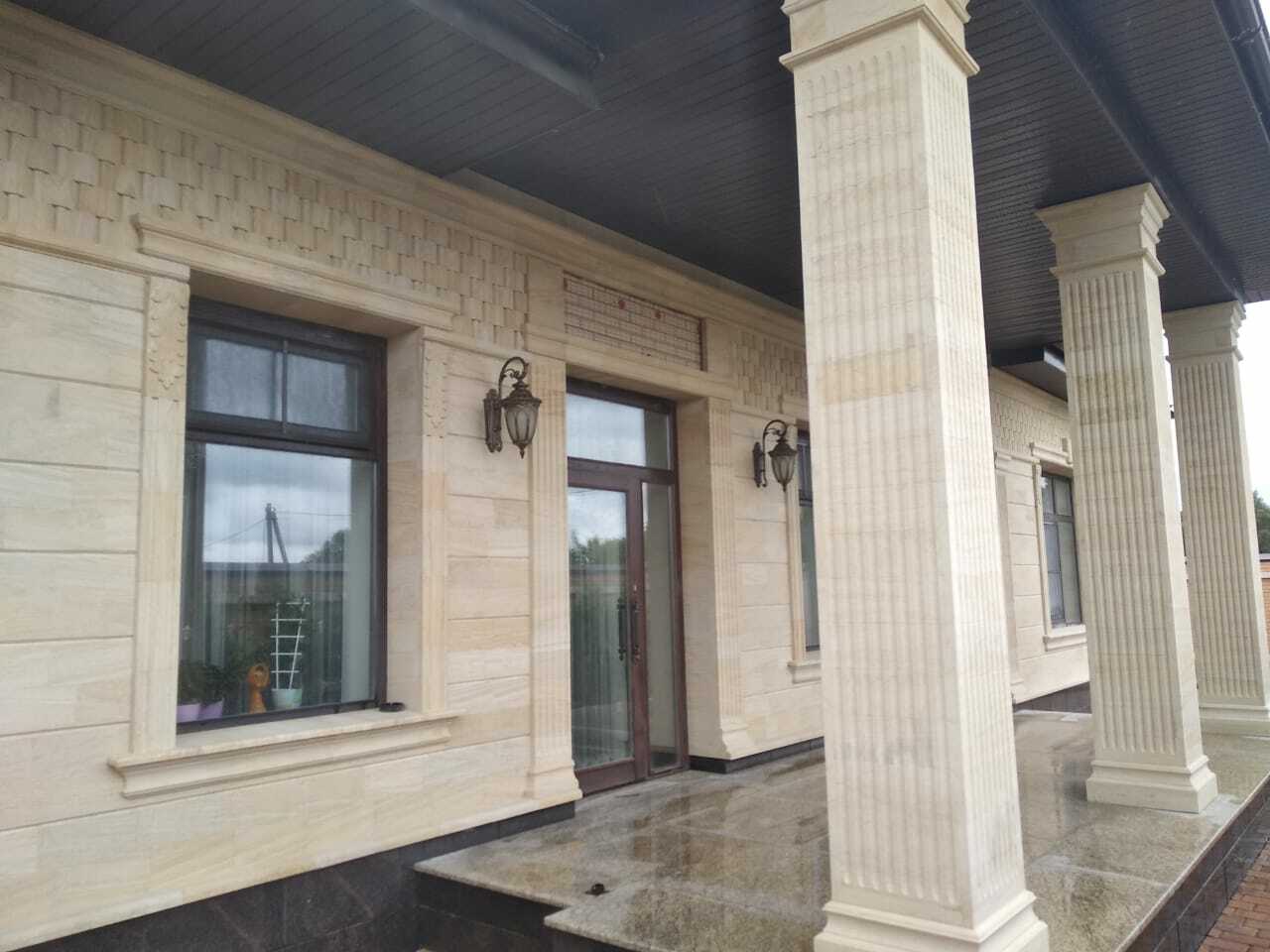Дом из дагестанского камня одноэтажный