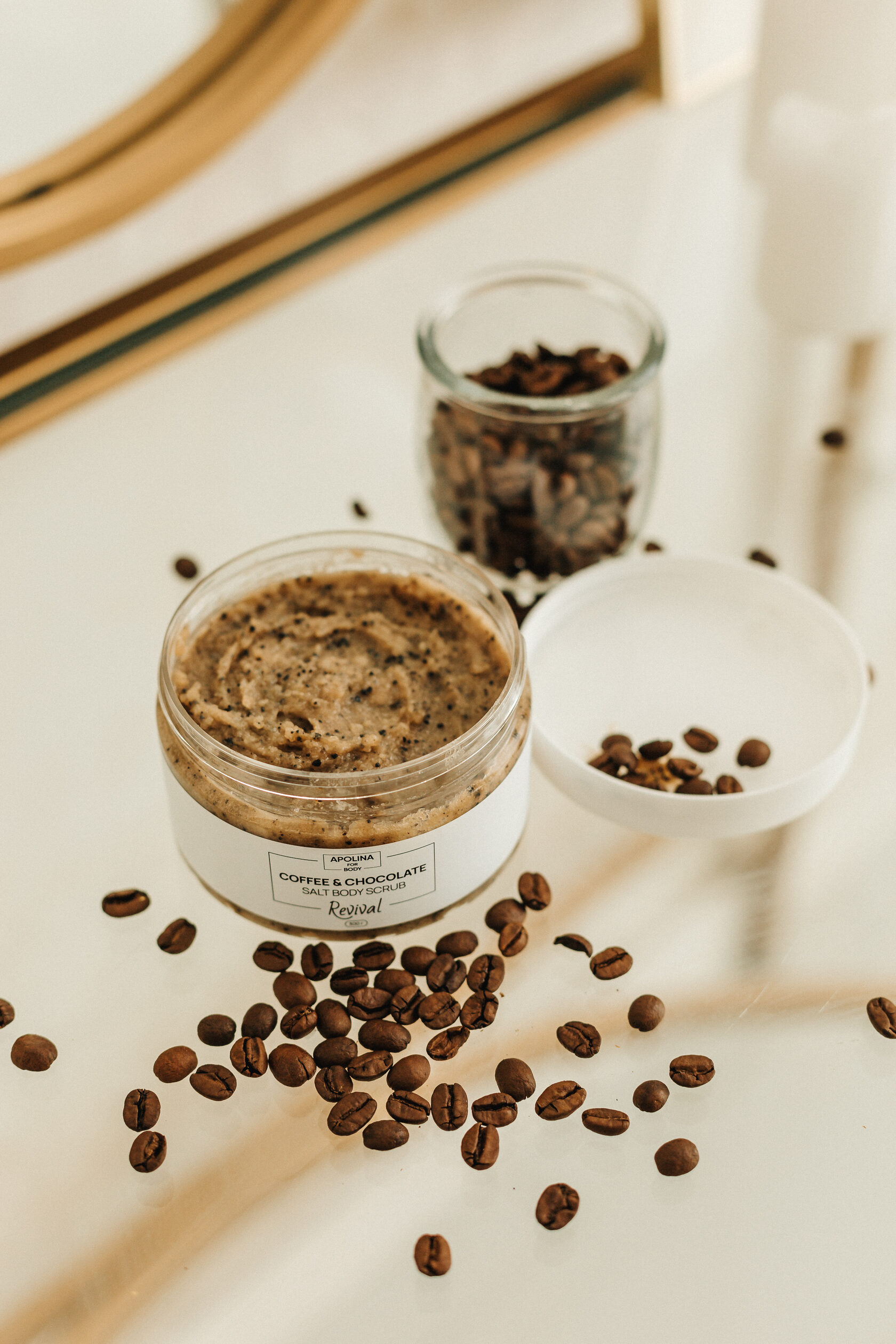 Процесс приготовления скраба