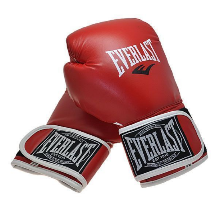 Боксерские перчатки Everlast красные купить цена