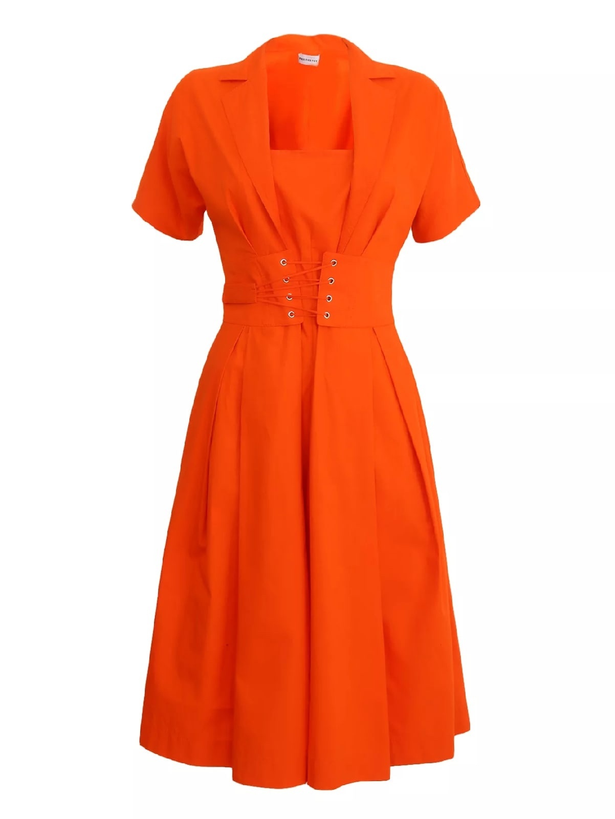 Платье Mango оранжевое