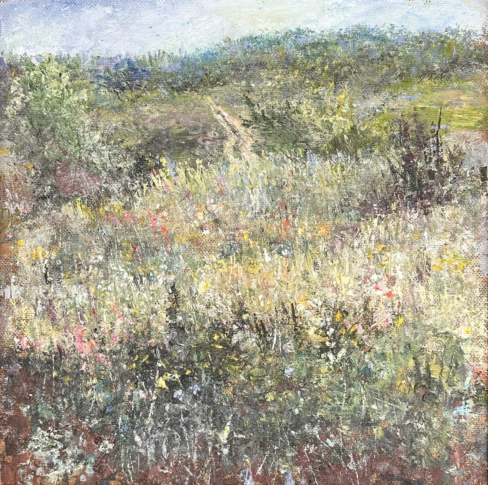 Пленэр. Июнь. Николаевка. Это село не единожды становится зеркалом души художницы. Здесь в любви она объясняется всему миру, а в первую очередь – природе.