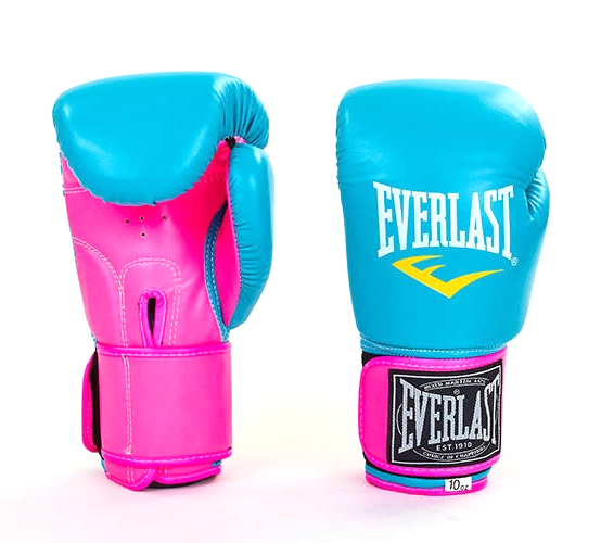 Боксерские перчатки Everlast розовые внутри