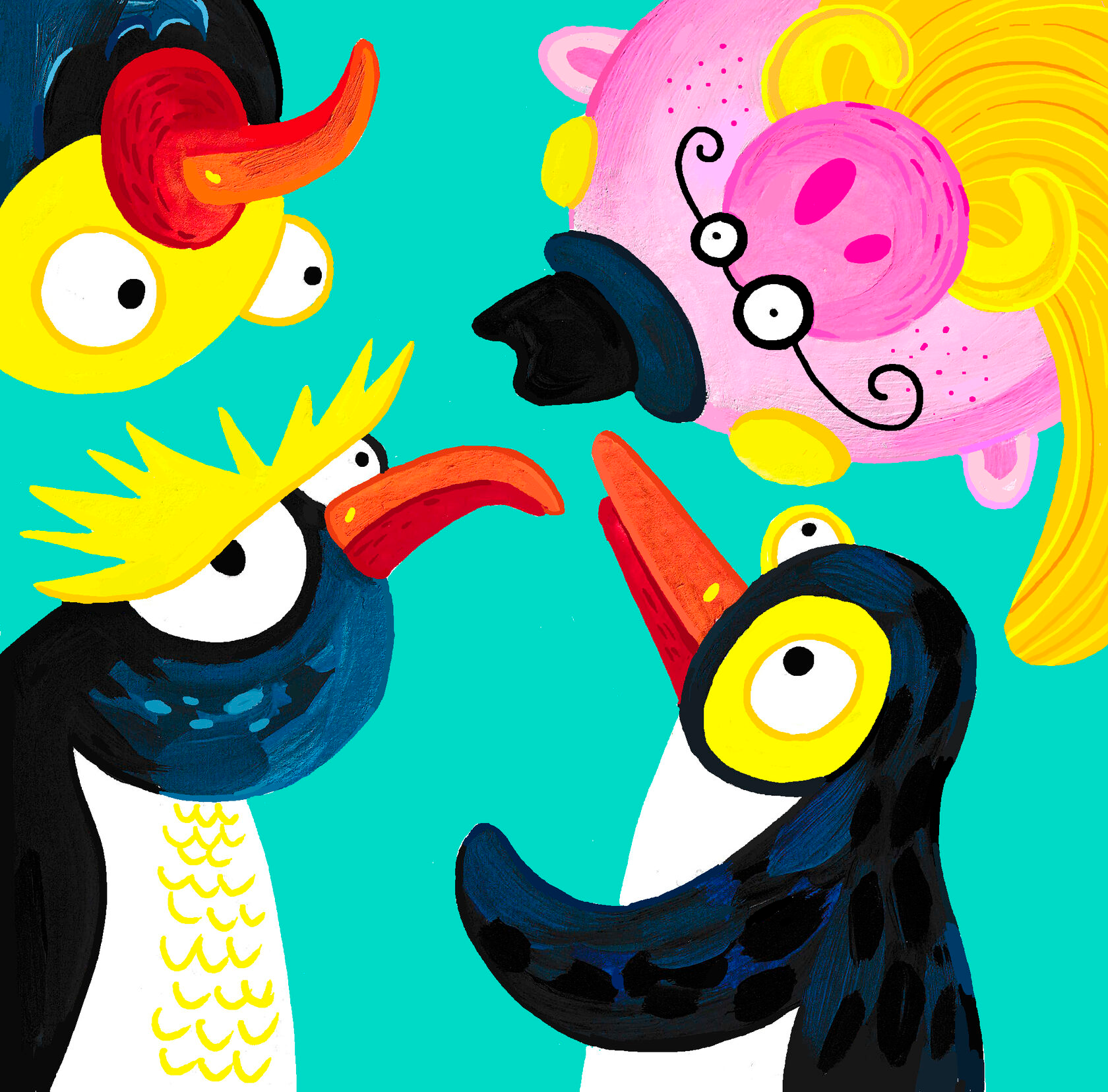 lion illustration Lizaveta Valantsevich