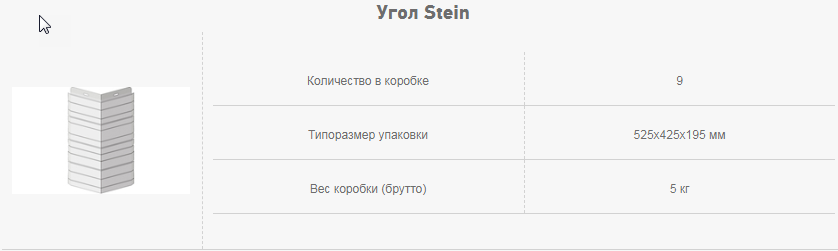 Угол Stein