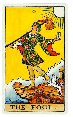 старший аркан шут таро райдера уэйта хорошего качества на прозрачном фоне