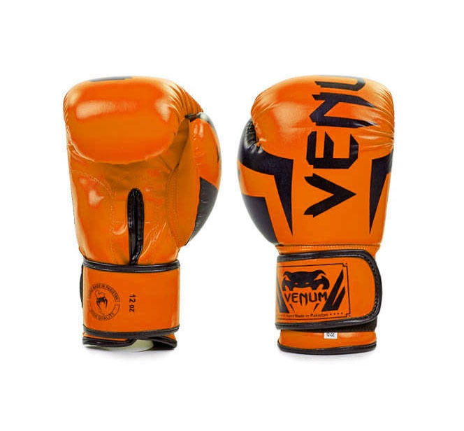 купить Боксерские перчатки Venum оранжевые цена