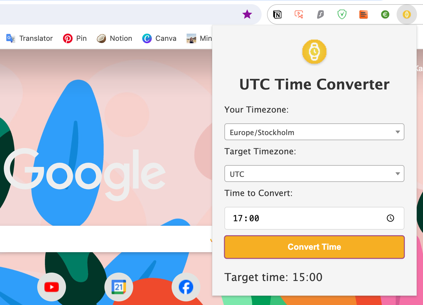 Utc time converter welcome