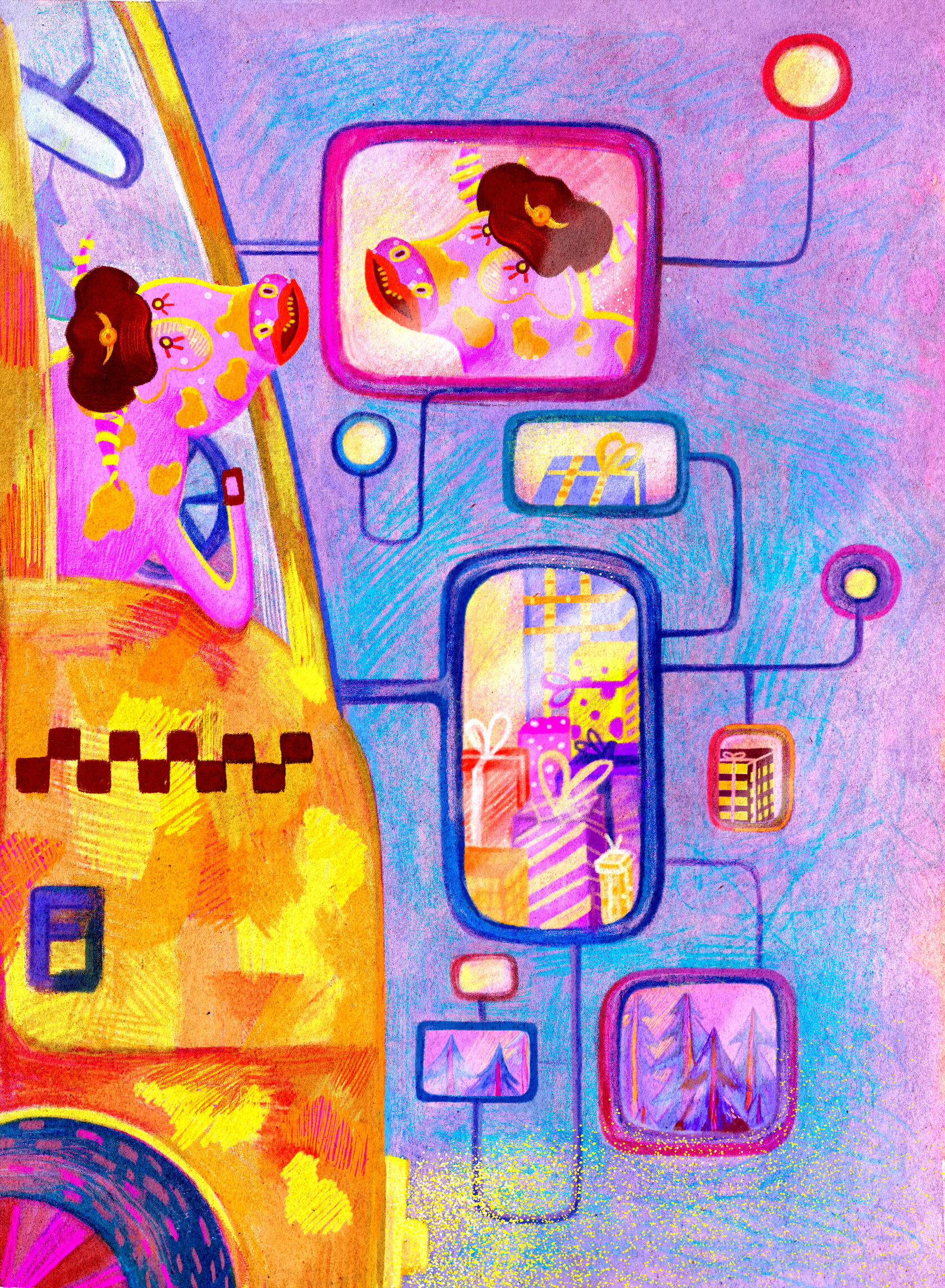 gifts illustration Lizaveta Valantsevich