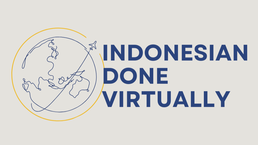 Indonesian Done Virtually 