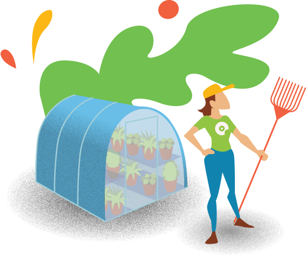 Изображение мульт теплицы