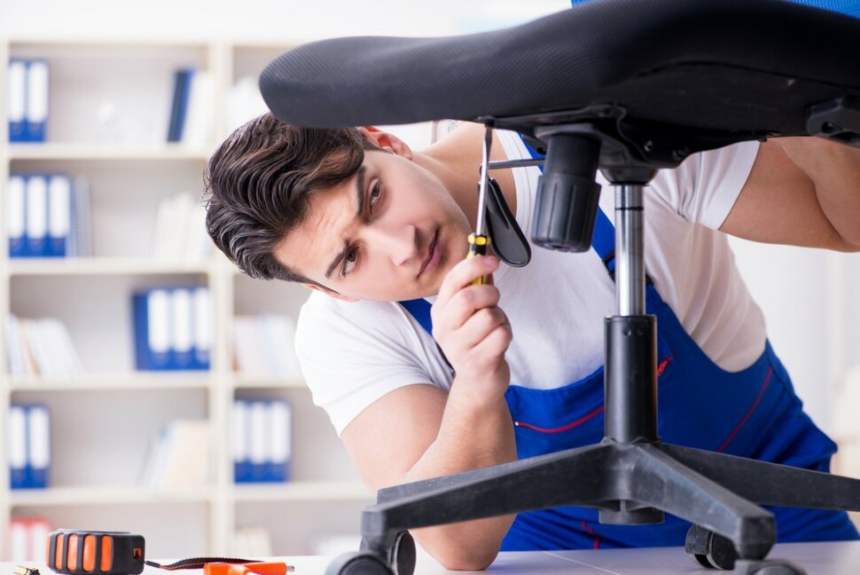 Ремонт офисных кресел на дому по Москве и Московской области. Перетяжка ...