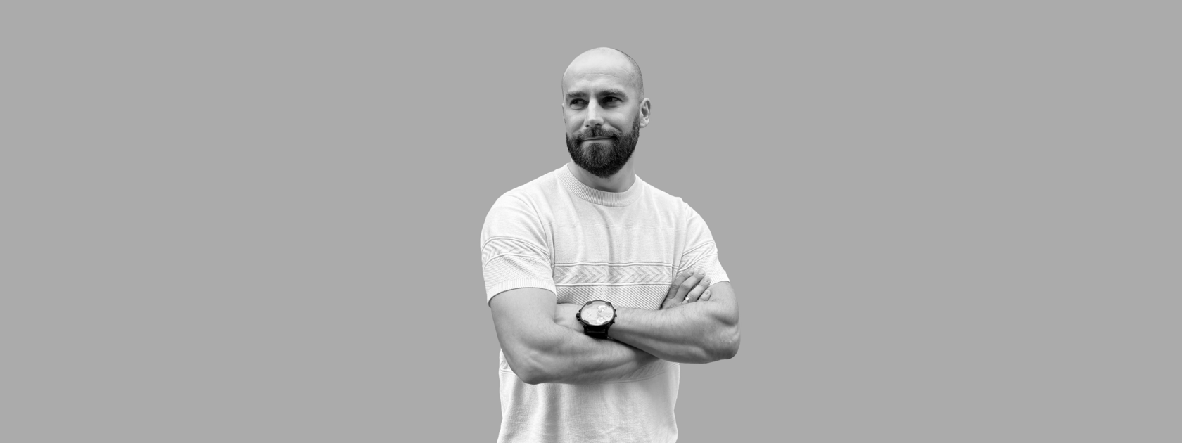 designer website cover in black and white colors Design Misha Beliy [Create.]