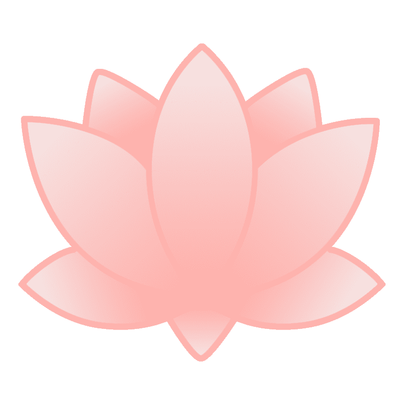 Иллюстрация лотоса в розовых оттенках как символ гармонии и равновесия