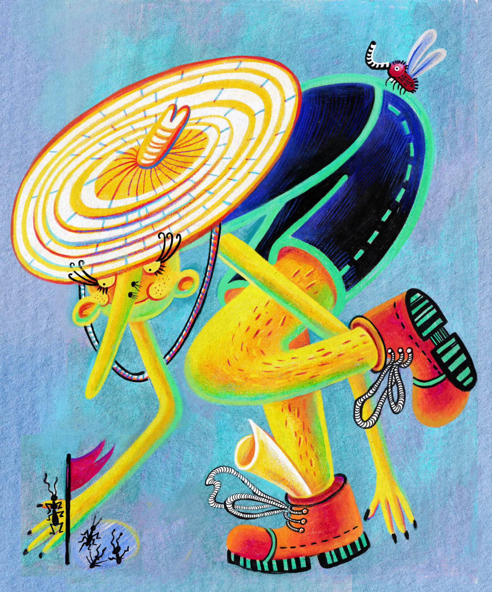 Expedition illustration Lizaveta Valantsevich