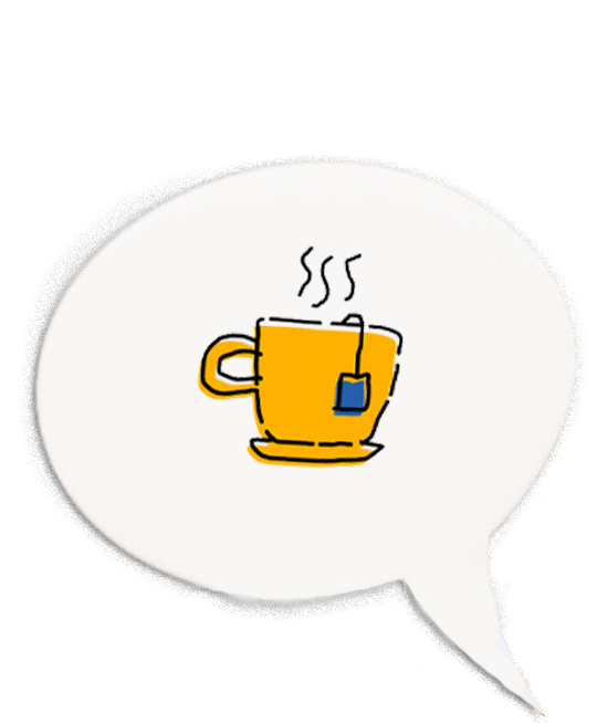 иконка английского чая в облачке