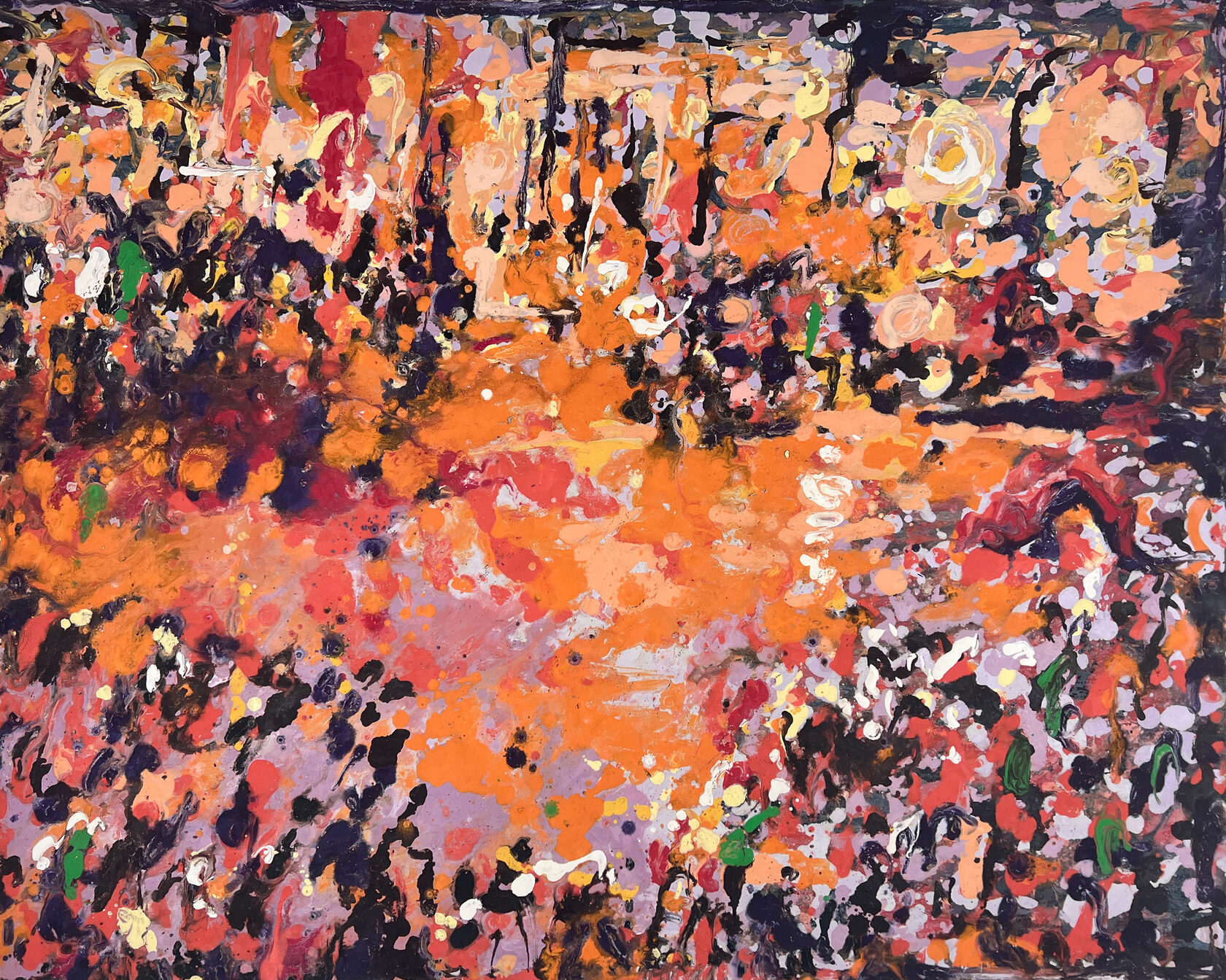 Untitled (Orange-Black)