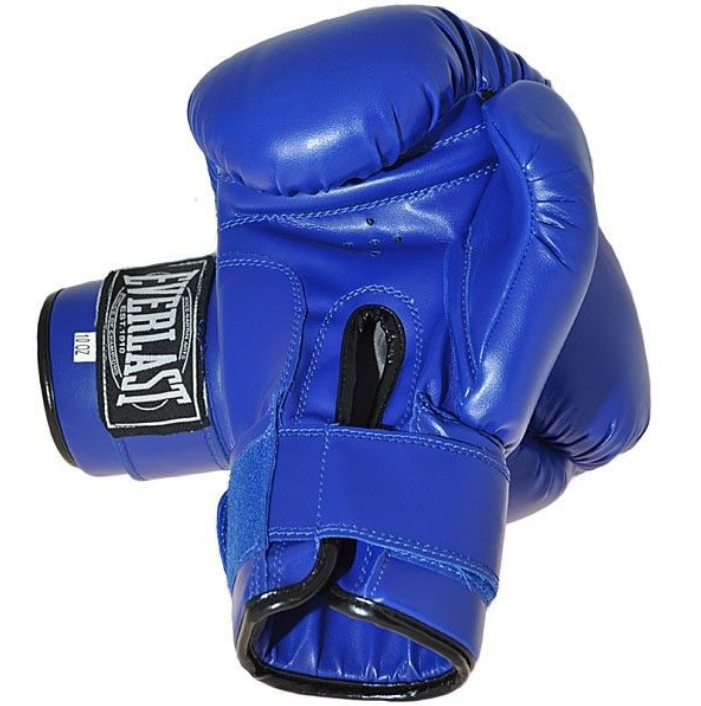 какая цена боксерские перчатки эверласт синие купить