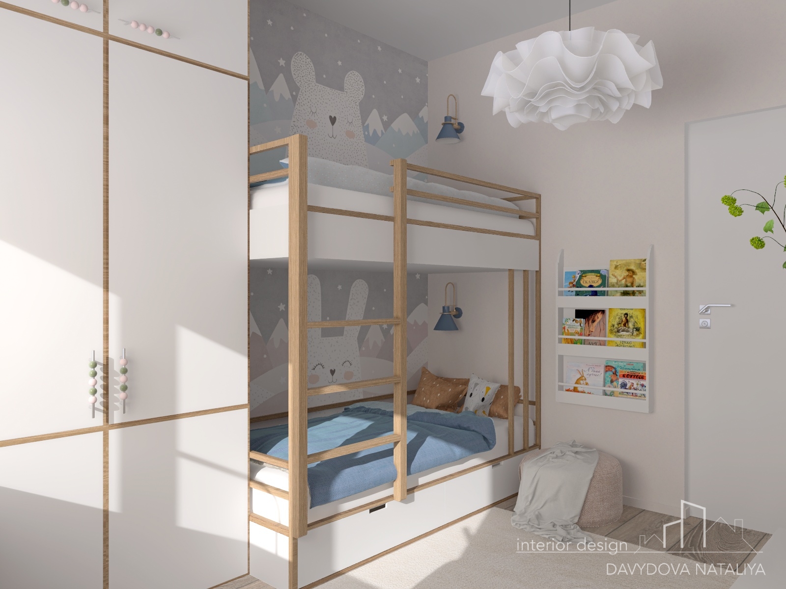 Дизайн детской для девочек