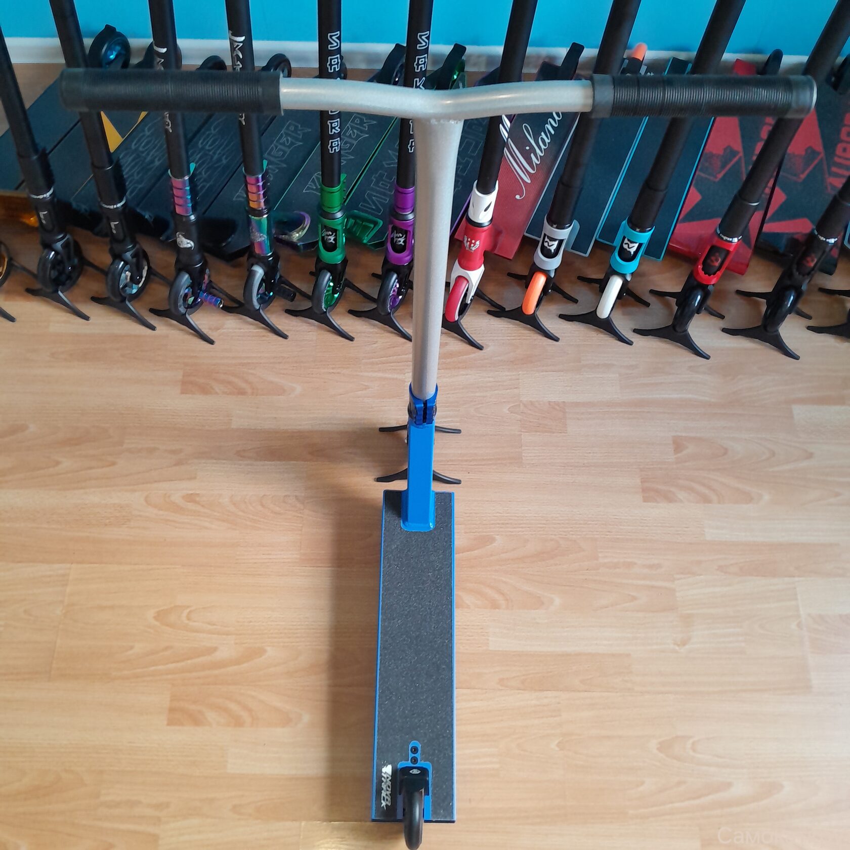 Трюковой самокат Novatrack crow 10 синий