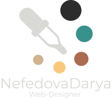 Nefedova Darya Web - Designer