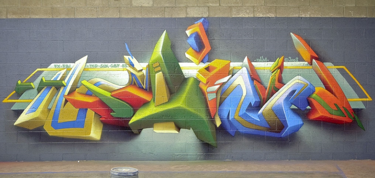 Daim Style граффити