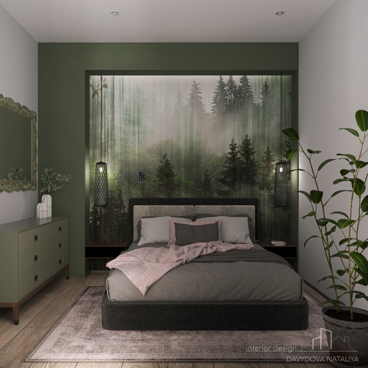 Фреска в спальне