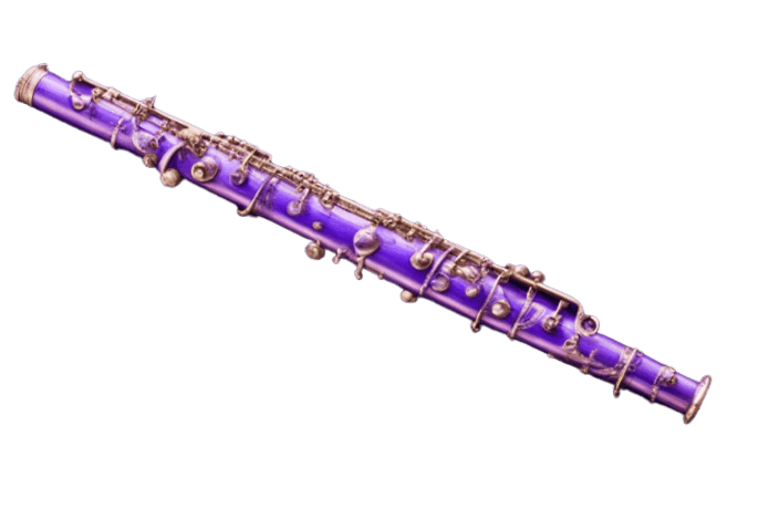 фиолетовая дудка, созданная с помощью нейросети