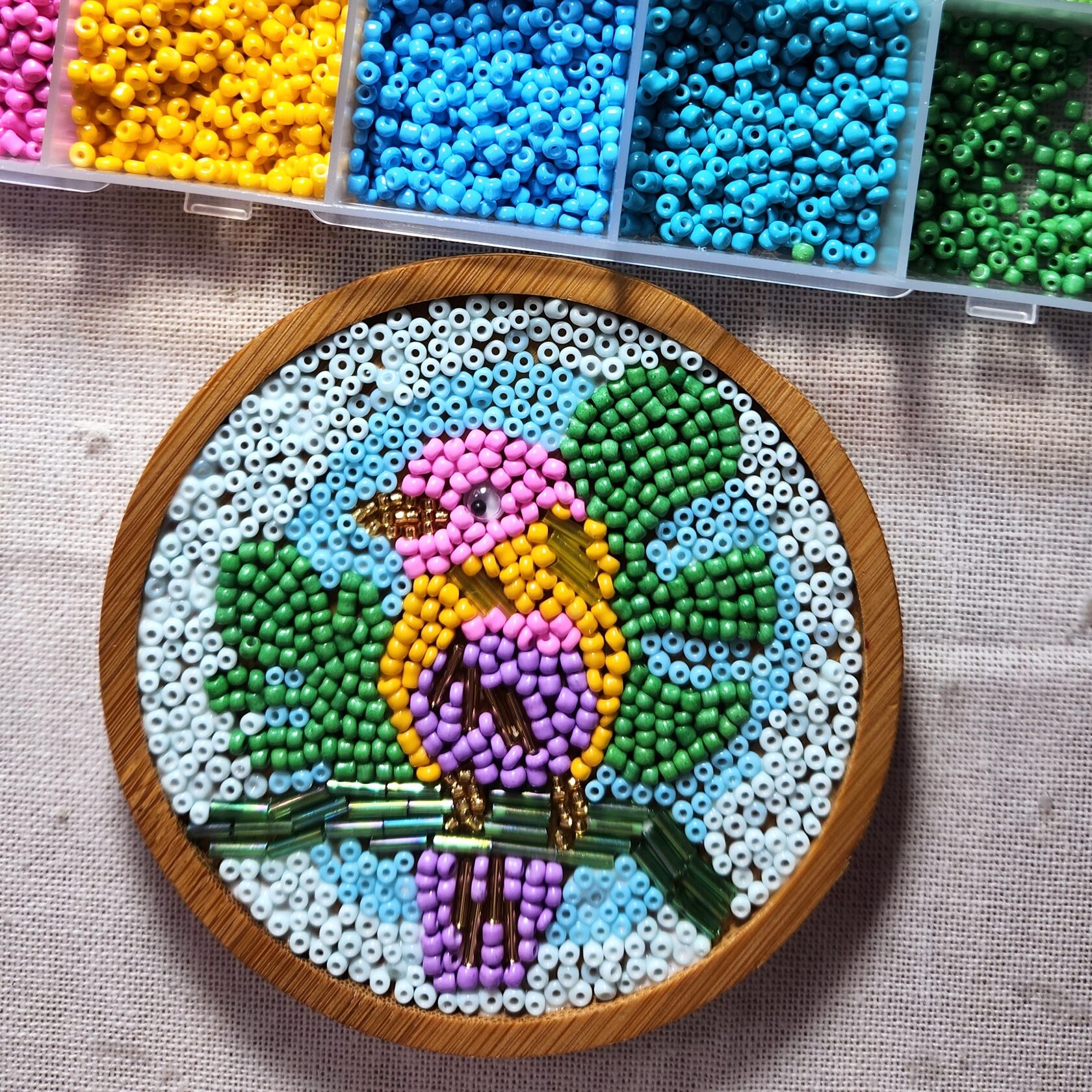Noname Studio Mosaic DIY mosaic kit Beaded Coasters