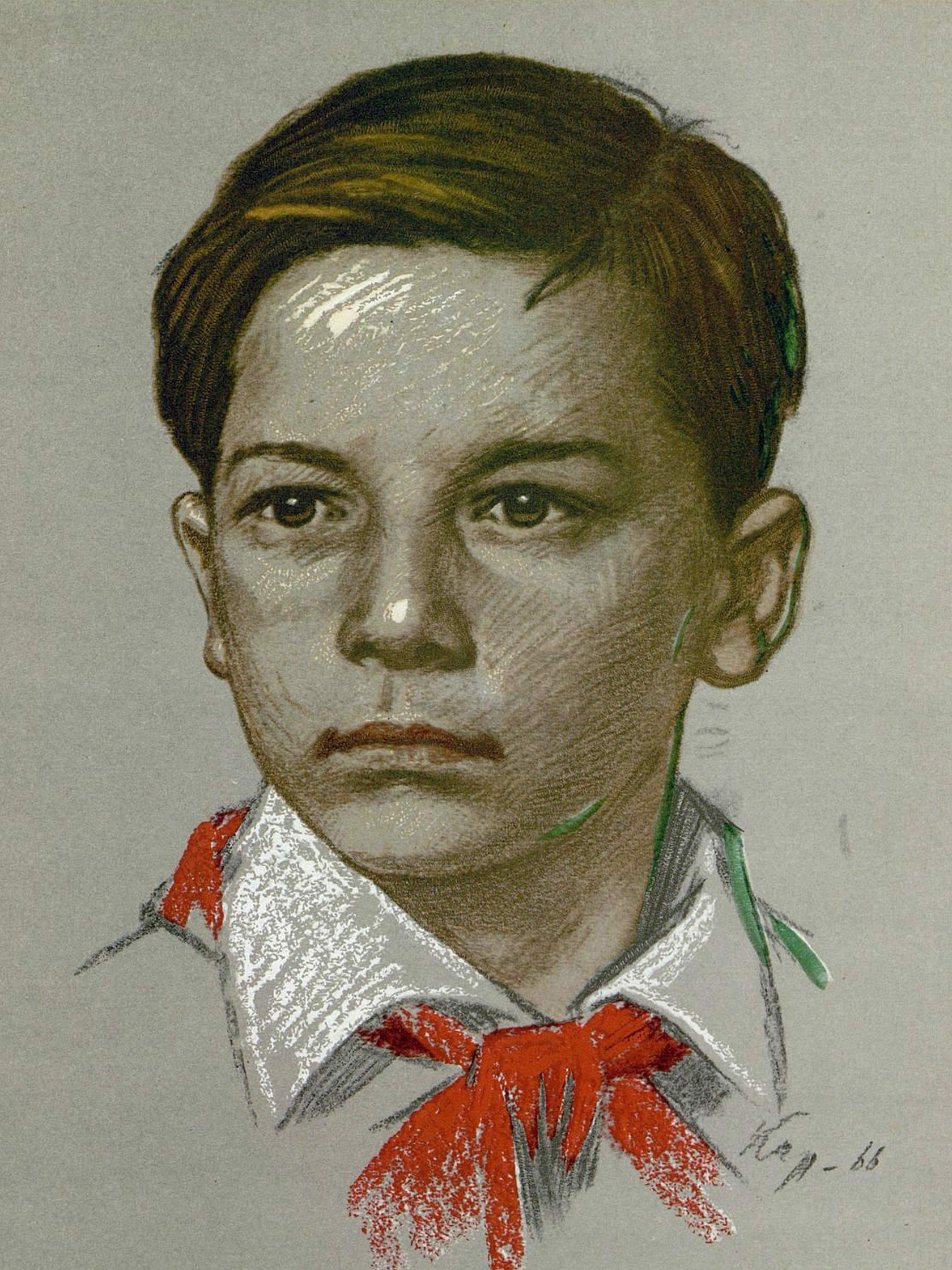 Пионерка рисунок