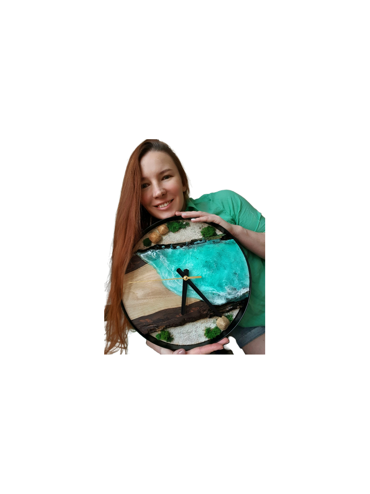 Я с часами лофт