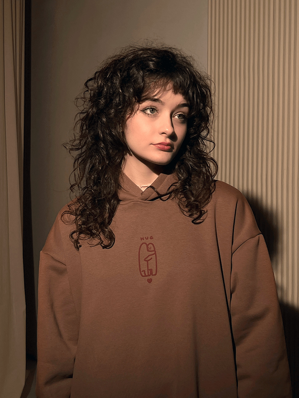 hoodie brown HUG by me&amp;rch