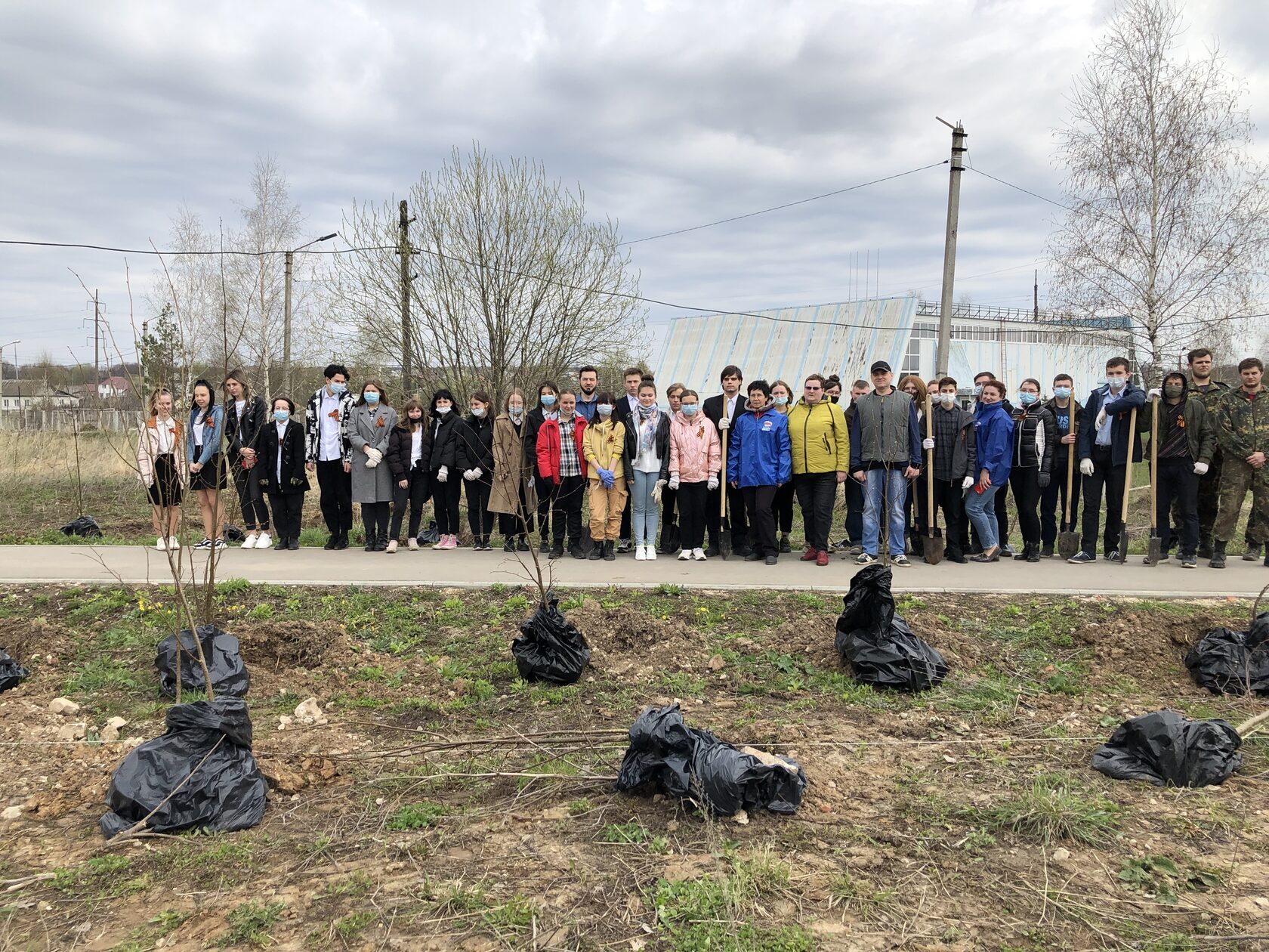 В поселке Плеханово заложена Аллея Памяти
