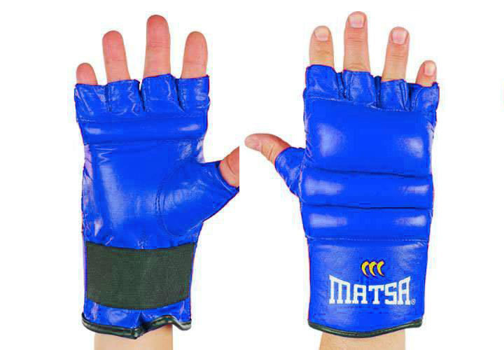 Кожаные боевые перчатки MATSA купить 