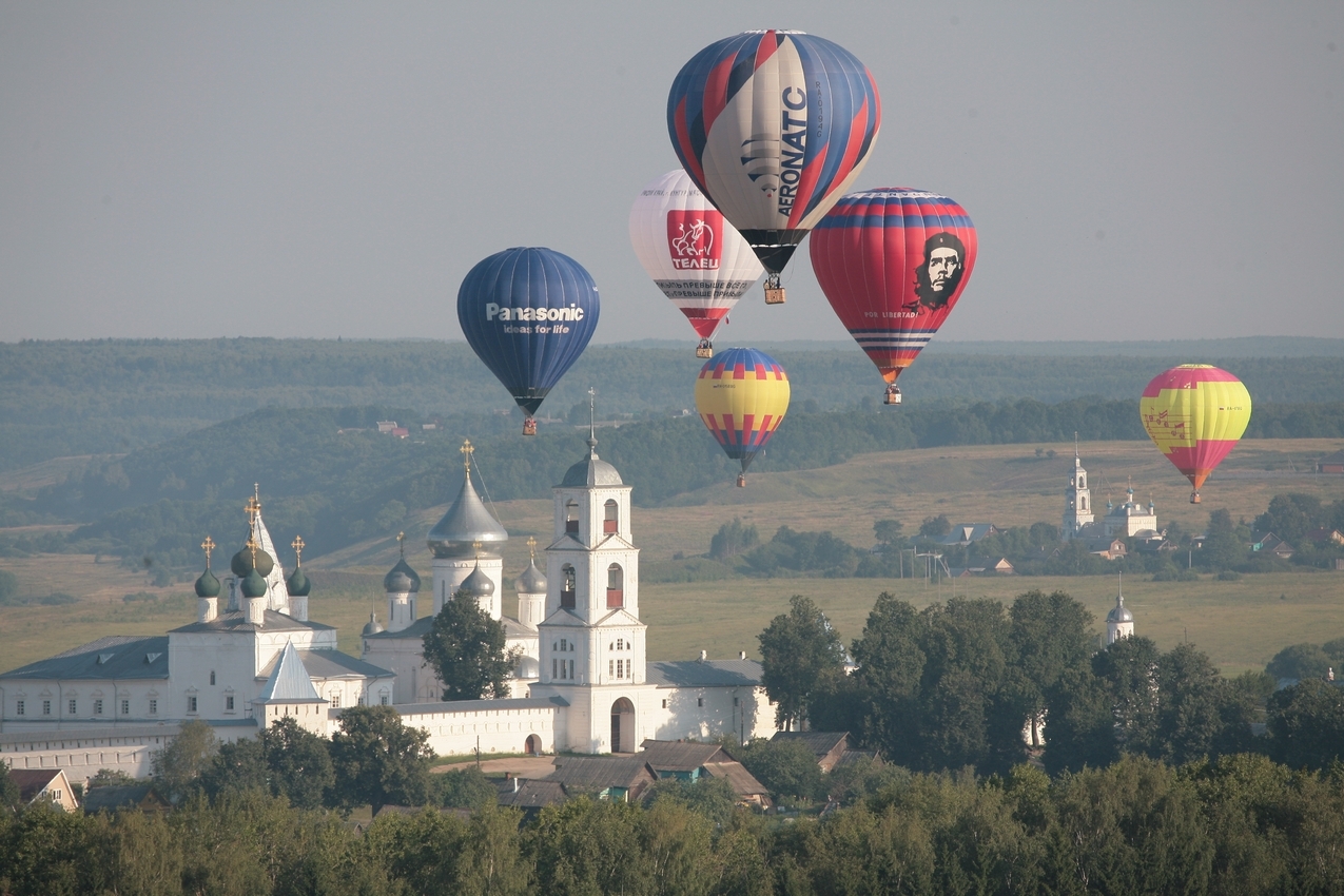 Плещеево озеро Переславль воздушные шары