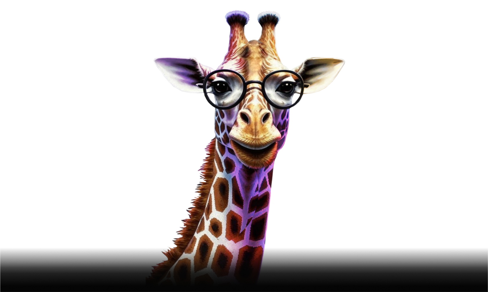 жираф в очках