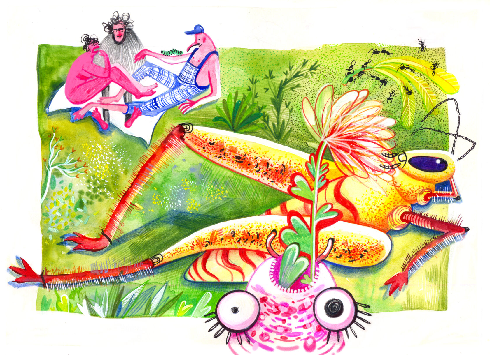 insects illustration Lizaveta Valantsevich