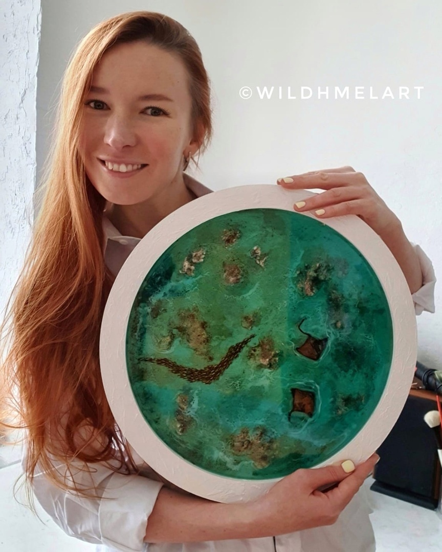 Рельефное 3D панно "Скаты"