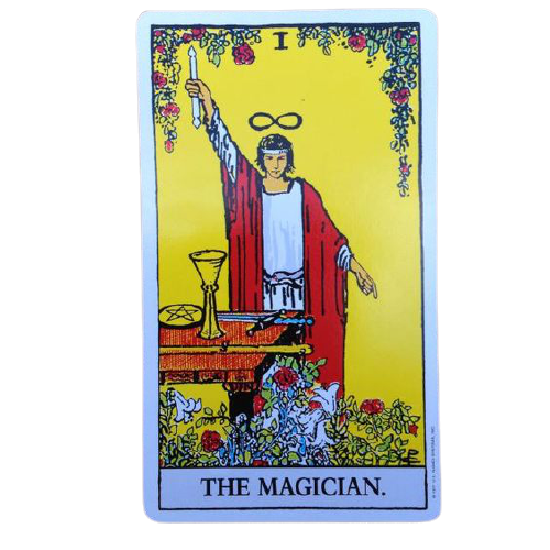 старший аркан маг таро райдера уэйта хорошего качества на прозрачном фоне