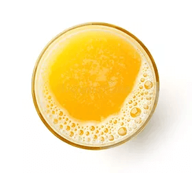 Стакан апельсинового сока