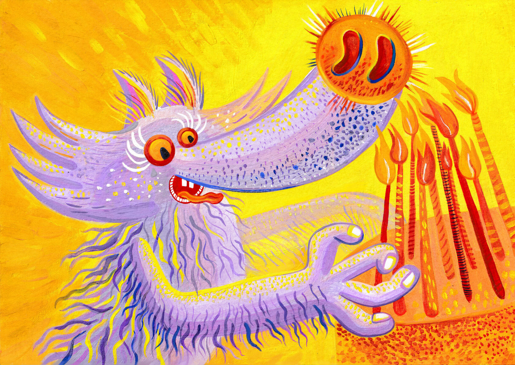 Happy Birthday illustration Lizaveta Valantsevich