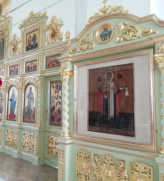 Чудотворная икона Святителя Николая Чудотворца архиепископа Мир Ликийских в Соборе Иоанна Предтечи подворья Новоспасского монастыря в Сумароково