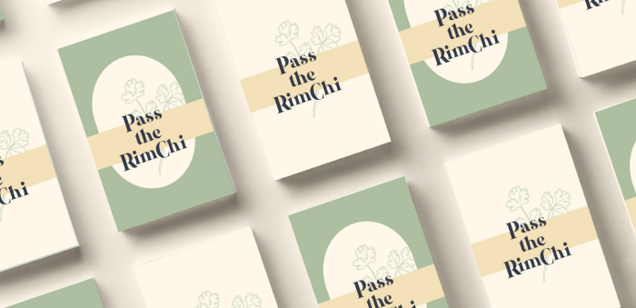 Layout of cards with the logo design