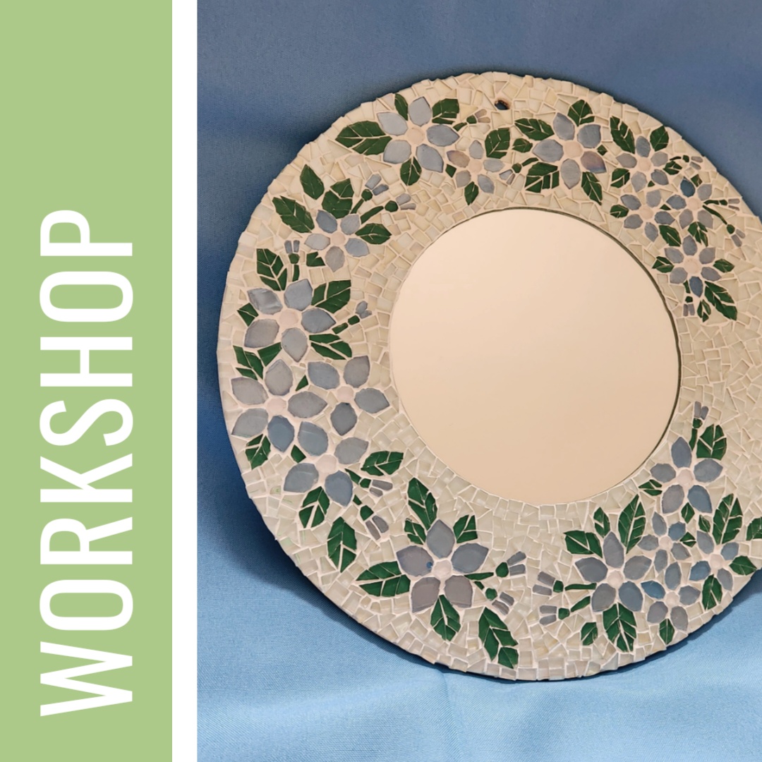 Noname Studio Mosaic Workshop Round Mirror