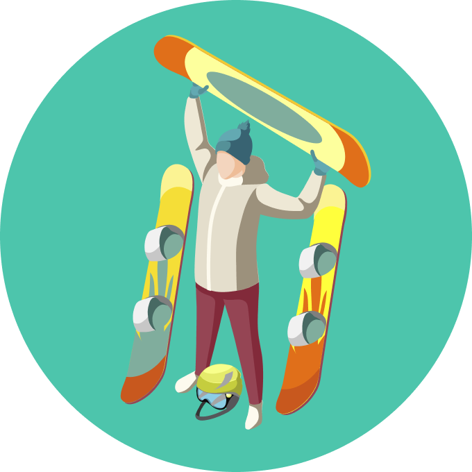 Большой выбор сноубордов